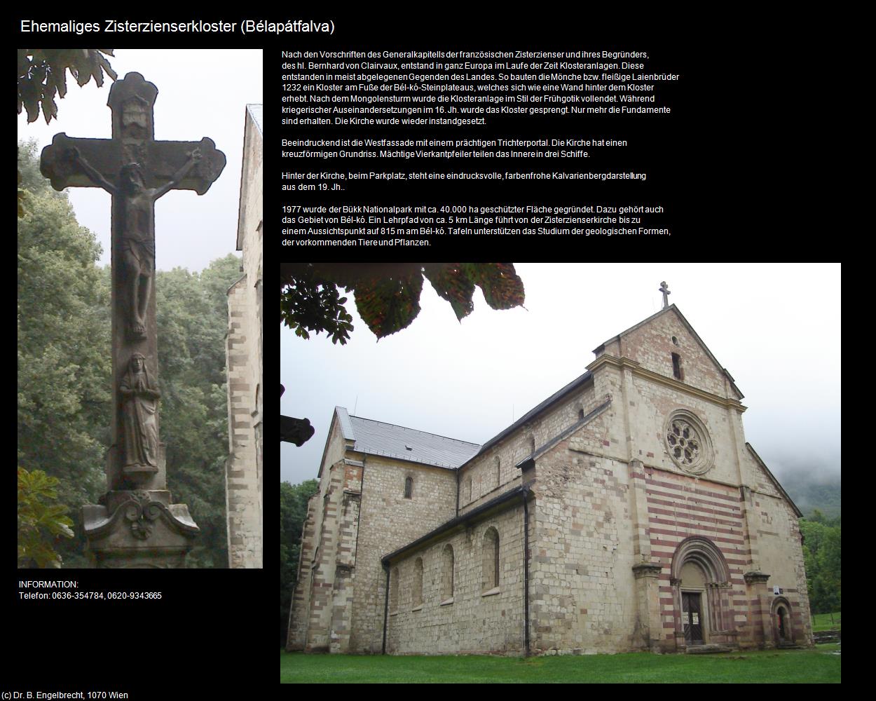 Ehem. Zisterzienserkloster (Bélapátfalva) in Kulturatlas-UNGARN