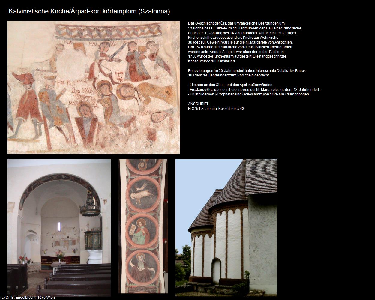 Kalvinistische Kirche (Szalonna) in Kulturatlas-UNGARN