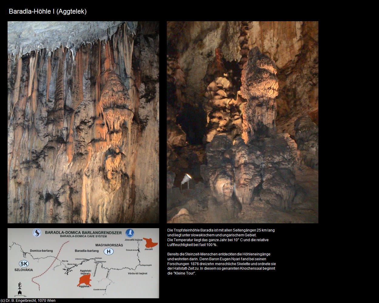 Baradla-Höhle I (Aggtelek) in UNGARN 