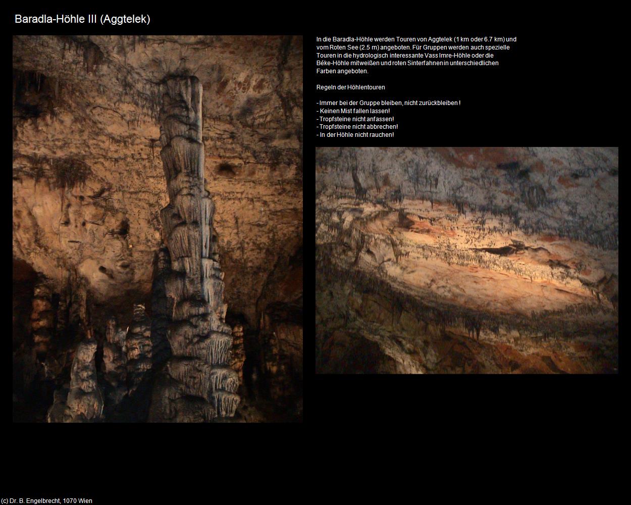 Baradla-Höhle III (Aggtelek) in UNGARN 