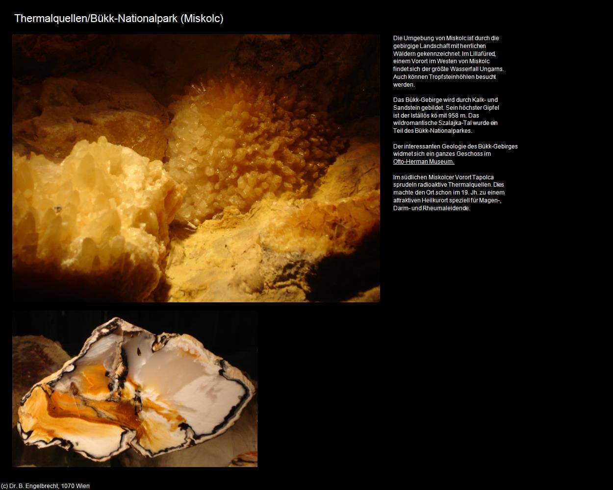 Thermalquellen/Bükk-Nationalpark (Miskolc) in Kulturatlas-UNGARN(c)B.Engelbrecht