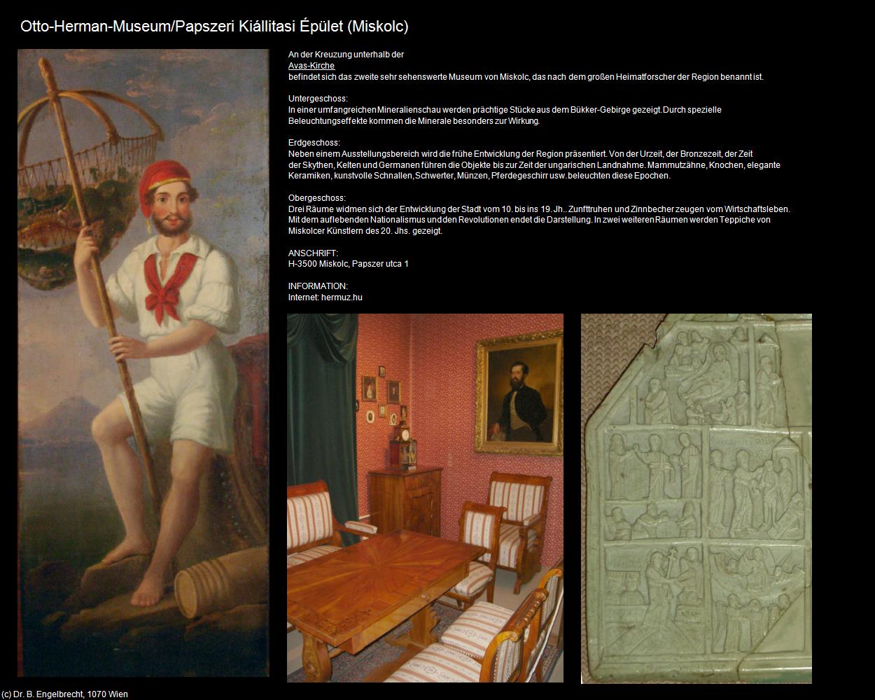 Otto-Herman-Museum (Miskolc) in Kulturatlas-UNGARN(c)B.Engelbrecht