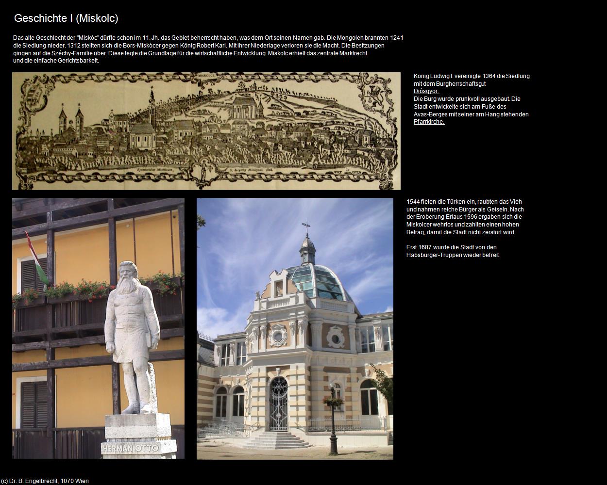 Geschichte I (Miskolc) in Kulturatlas-UNGARN(c)B.Engelbrecht