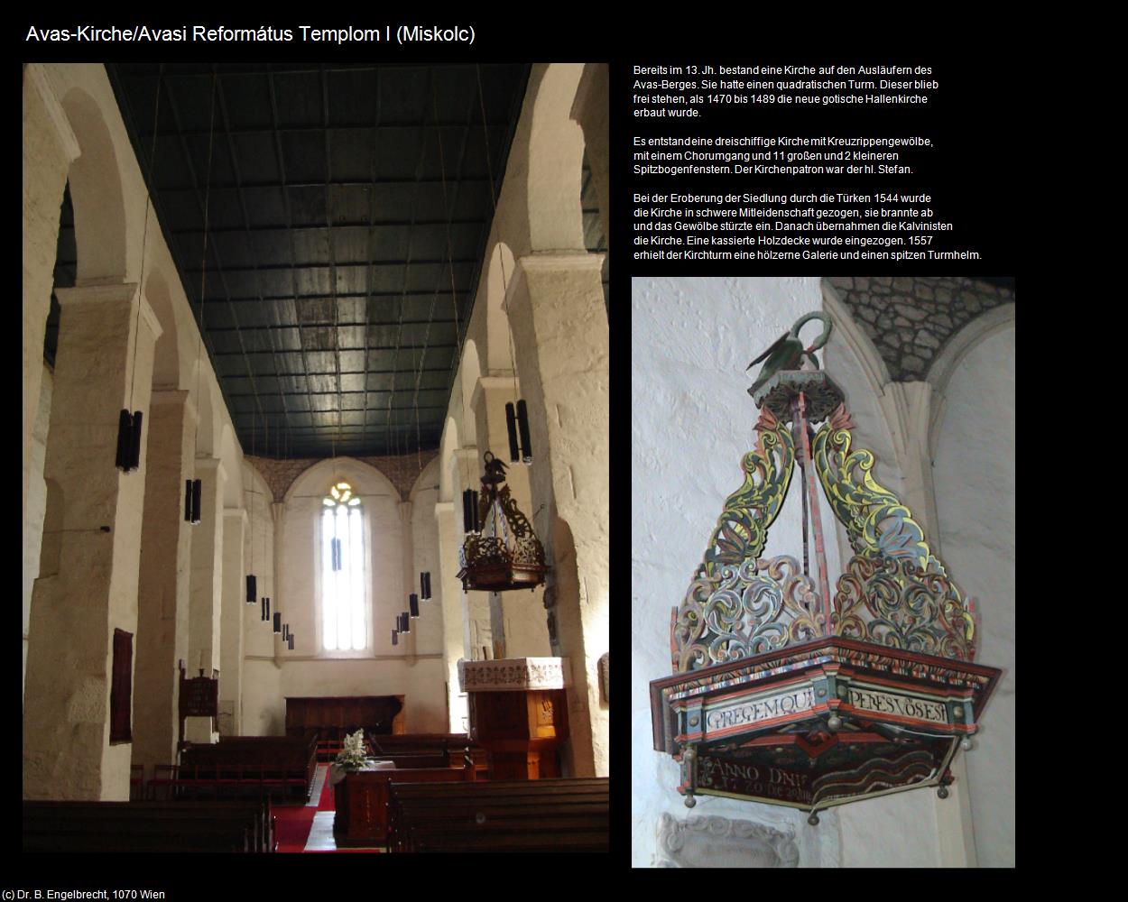 Avas-Kirche I (Miskolc) in Kulturatlas-UNGARN