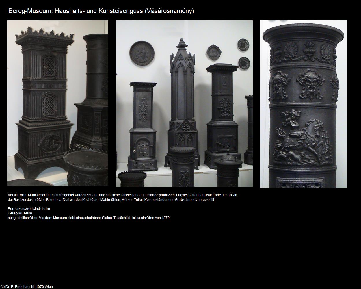 Gusseisenöfen und -kunstwerke (Vásárosnamény) in Kulturatlas-UNGARN(c)B.Engelbrecht