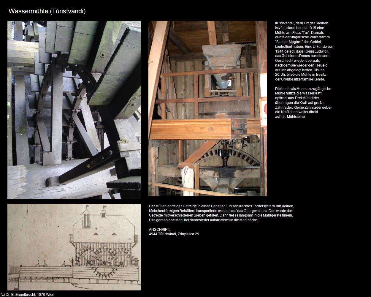 Wassermühle (Túristvándi) in Kulturatlas-UNGARN