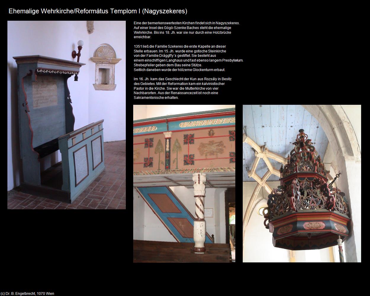 Ehem. Wehrkirche I (Nagyszekeres) in Kulturatlas-UNGARN