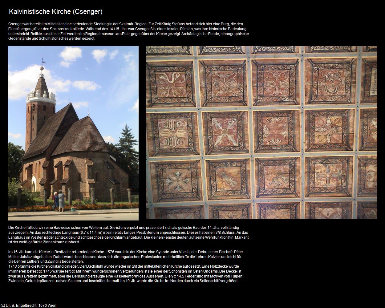 Kalvinistische Kirche (Csenger) in Kulturatlas-UNGARN