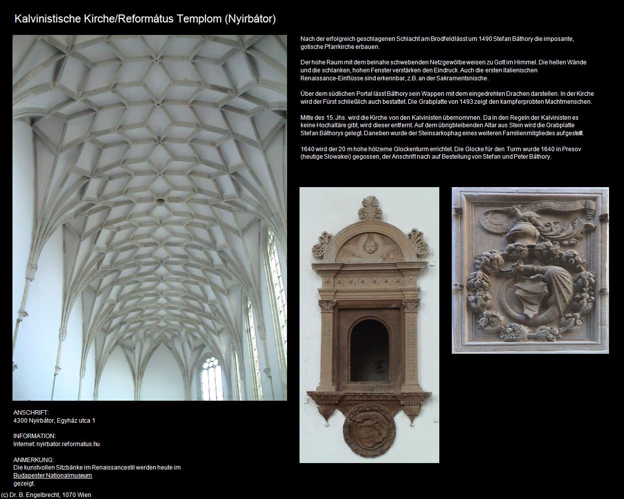Kalvinistische Kirche (Nyirbátor) in Kulturatlas-UNGARN(c)B.Engelbrecht
