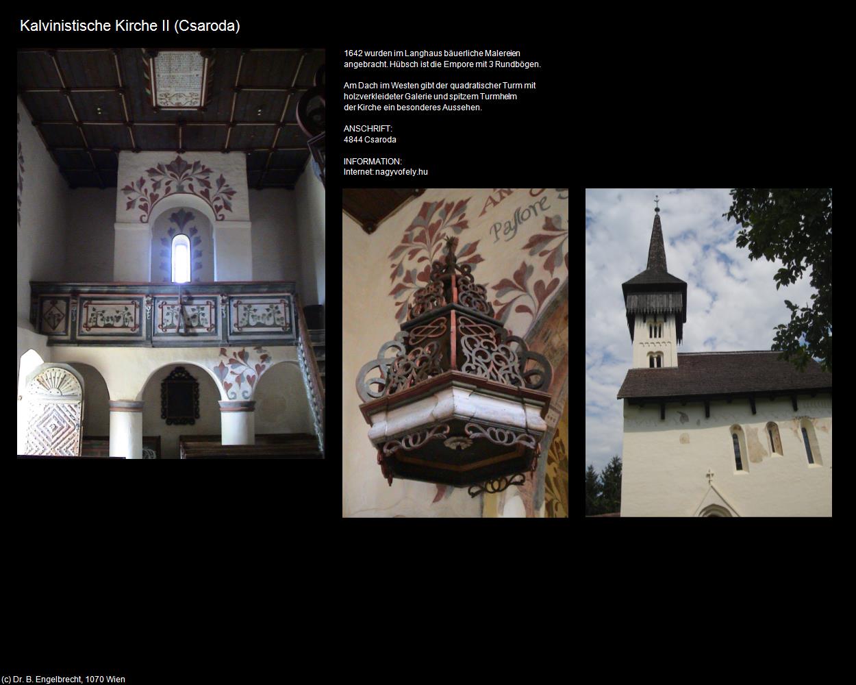 Kalvinistische Kirche II (Csaroda) in Kulturatlas-UNGARN
