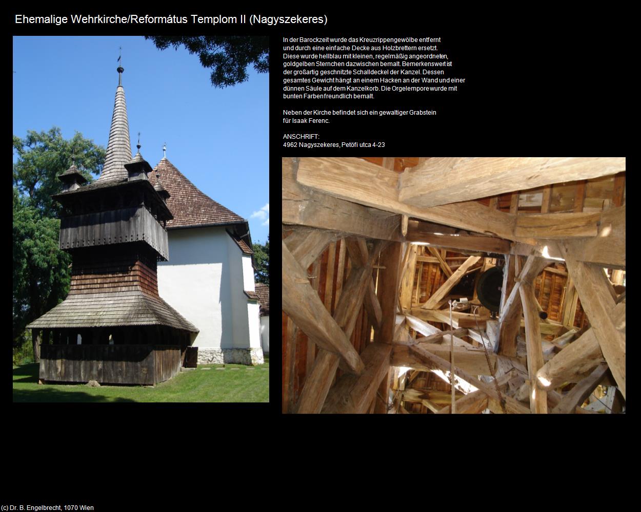 Ehem. Wehrkirche II (Nagyszekeres) in Kulturatlas-UNGARN