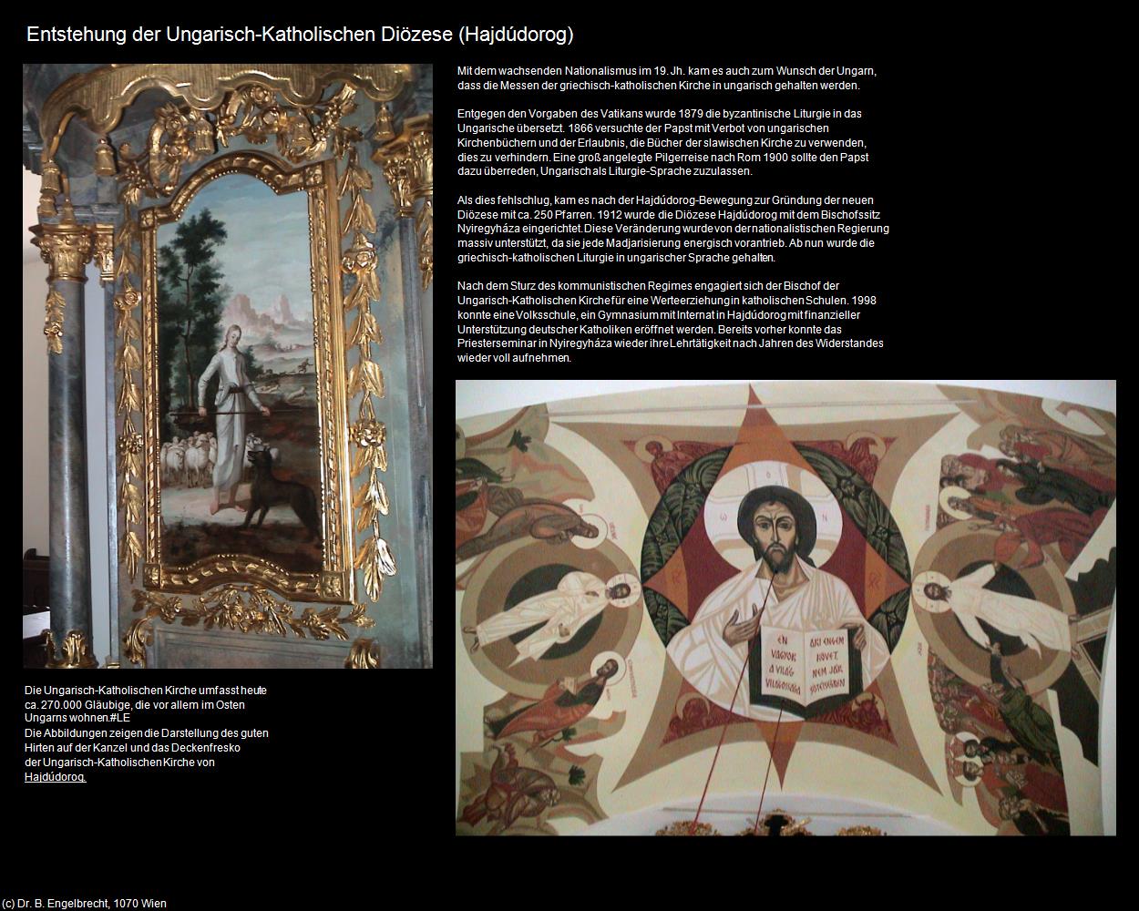 Entstehung der Ungarisch-Katholischen Diözese (Hajdúdorog) in Kulturatlas-UNGARN(c)B.Engelbrecht
