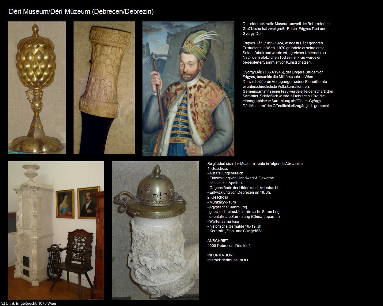 Déri Museum (Debrecen/Debrezin) in Kulturatlas-UNGARN