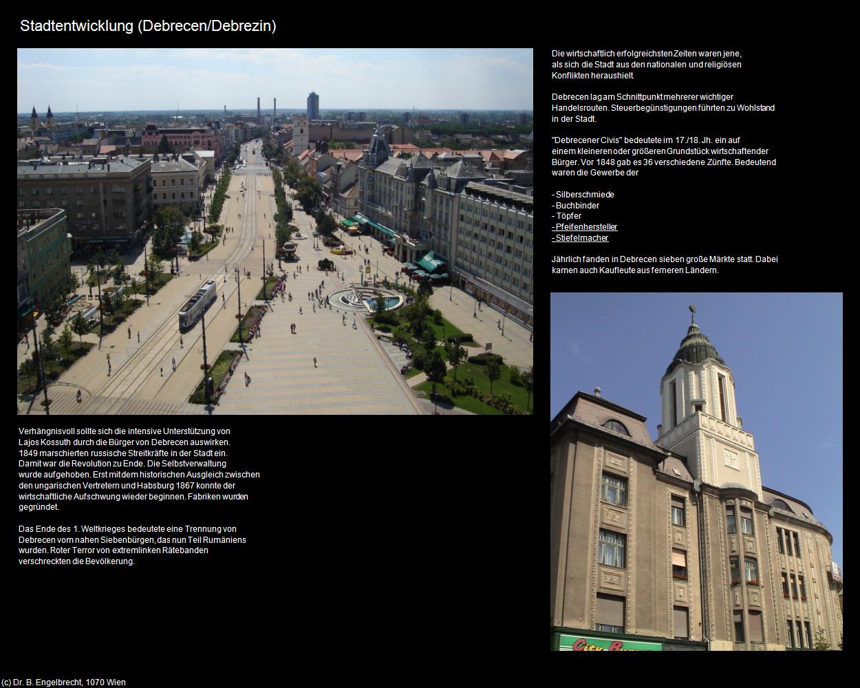 Stadtentwicklung (Debrecen/Debrezin) in Kulturatlas-UNGARN(c)B.Engelbrecht