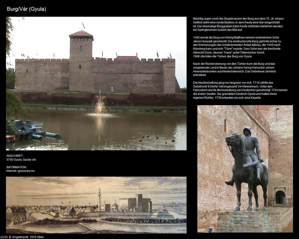 Burg (Gyula) in Kulturatlas-UNGARN