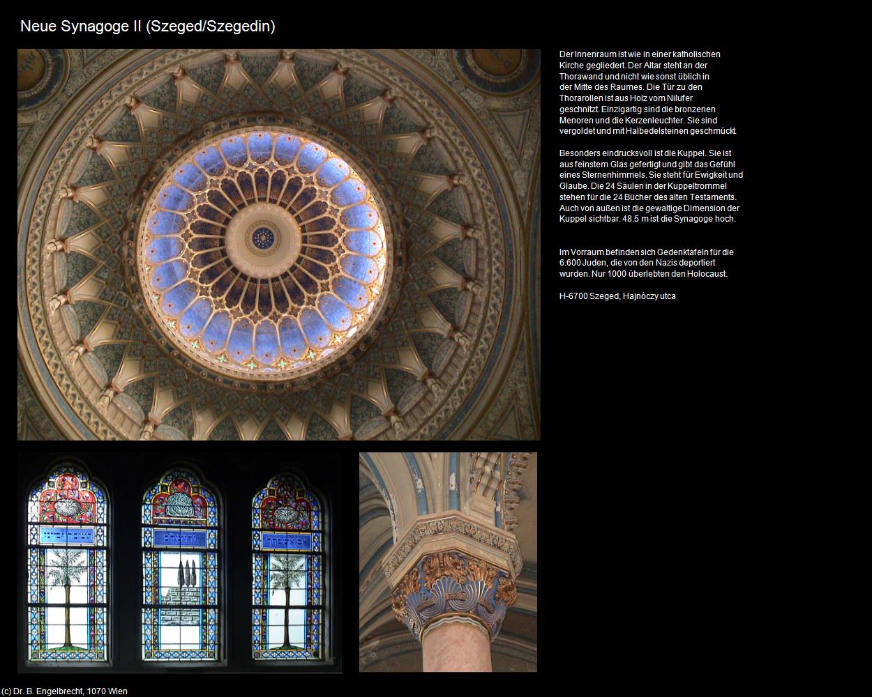 Neue Synagoge II (Szeged/Szegedin) in Kulturatlas-UNGARN