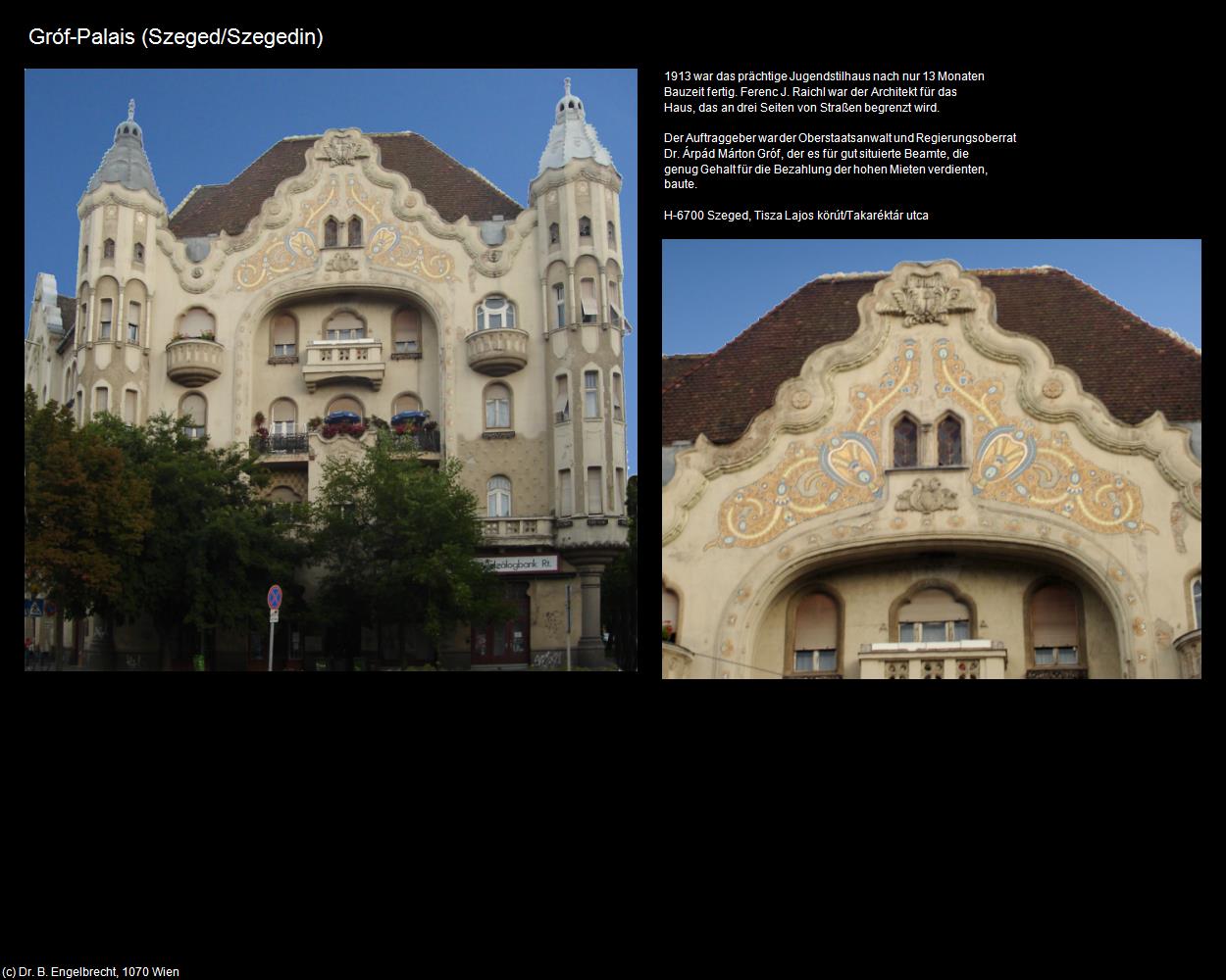 Gróf-Palais (Szeged/Szegedin) in Kulturatlas-UNGARN