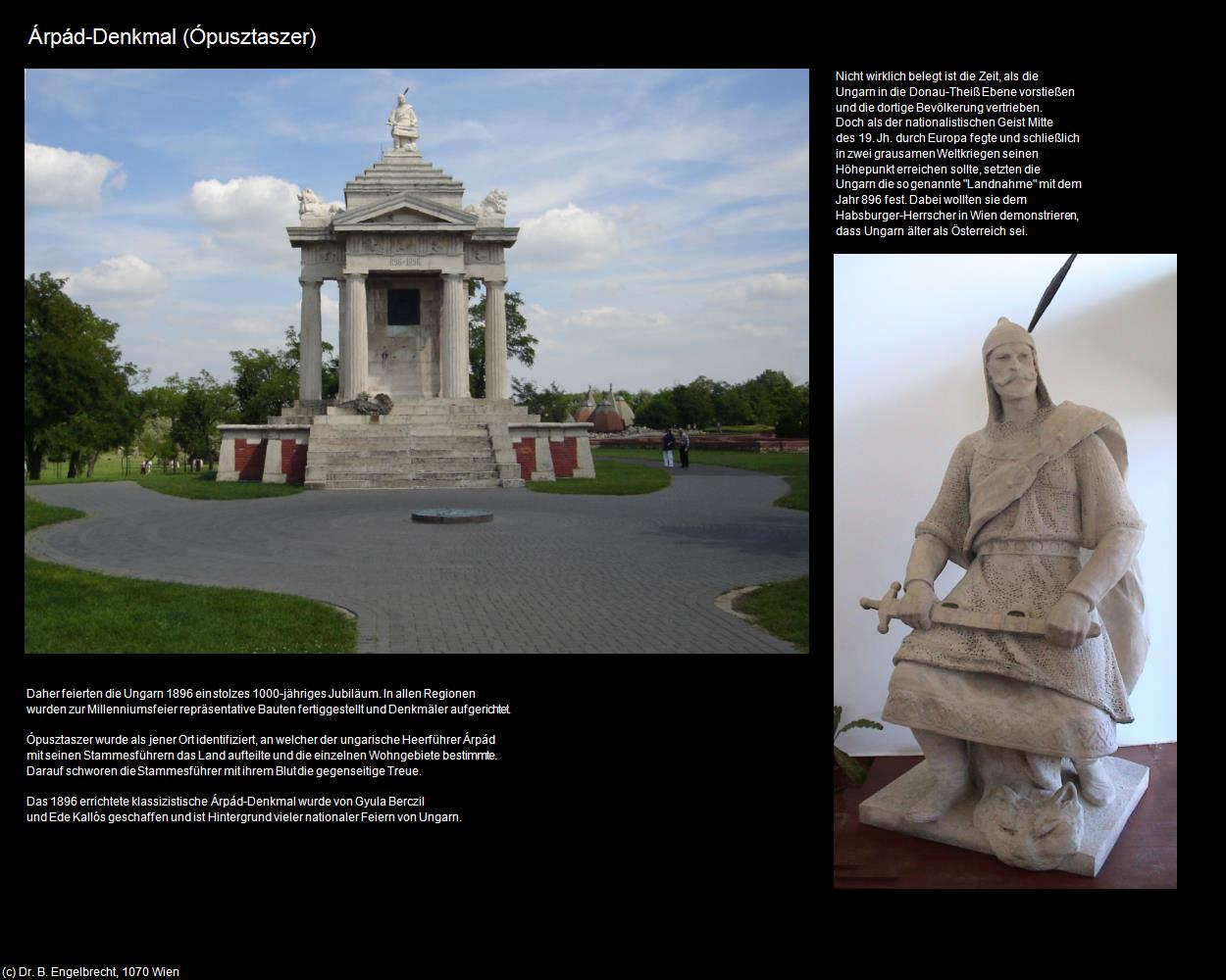 rpád-Denkmal (pusztaszer) in Kulturatlas-UNGARN