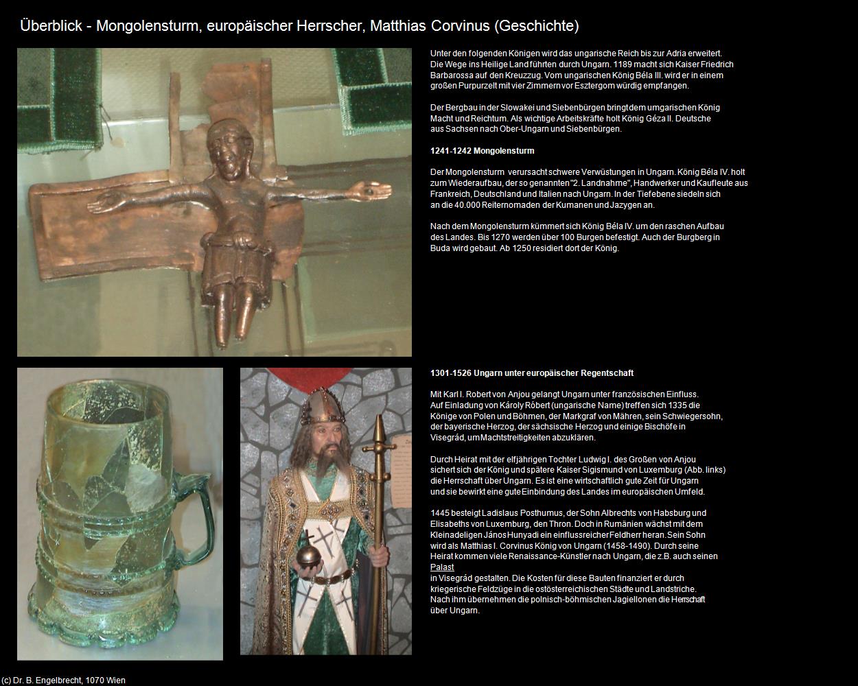 Mongolensturm, europäische Herrscher (+Geschichte) in Kulturatlas-UNGARN(c)B.Engelbrecht