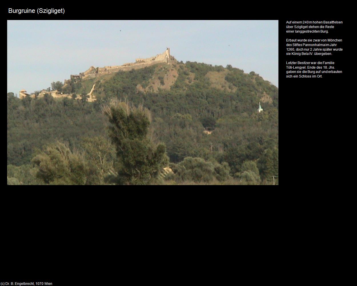 Burgruine (Szigliget) in Kulturatlas-UNGARN