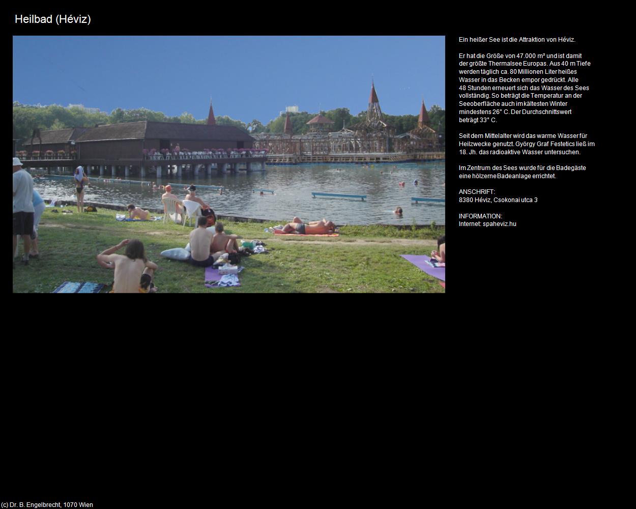 Heilbad (Héviz) in Kulturatlas-UNGARN