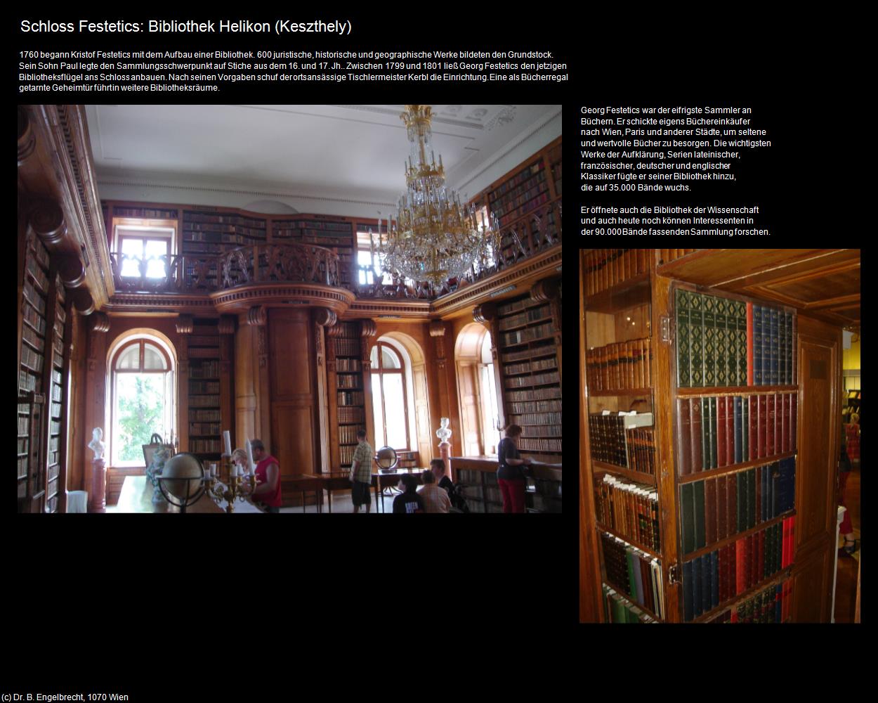 Schloss Festetics: Bibliothek Helikon (Keszthely) in Kulturatlas-UNGARN