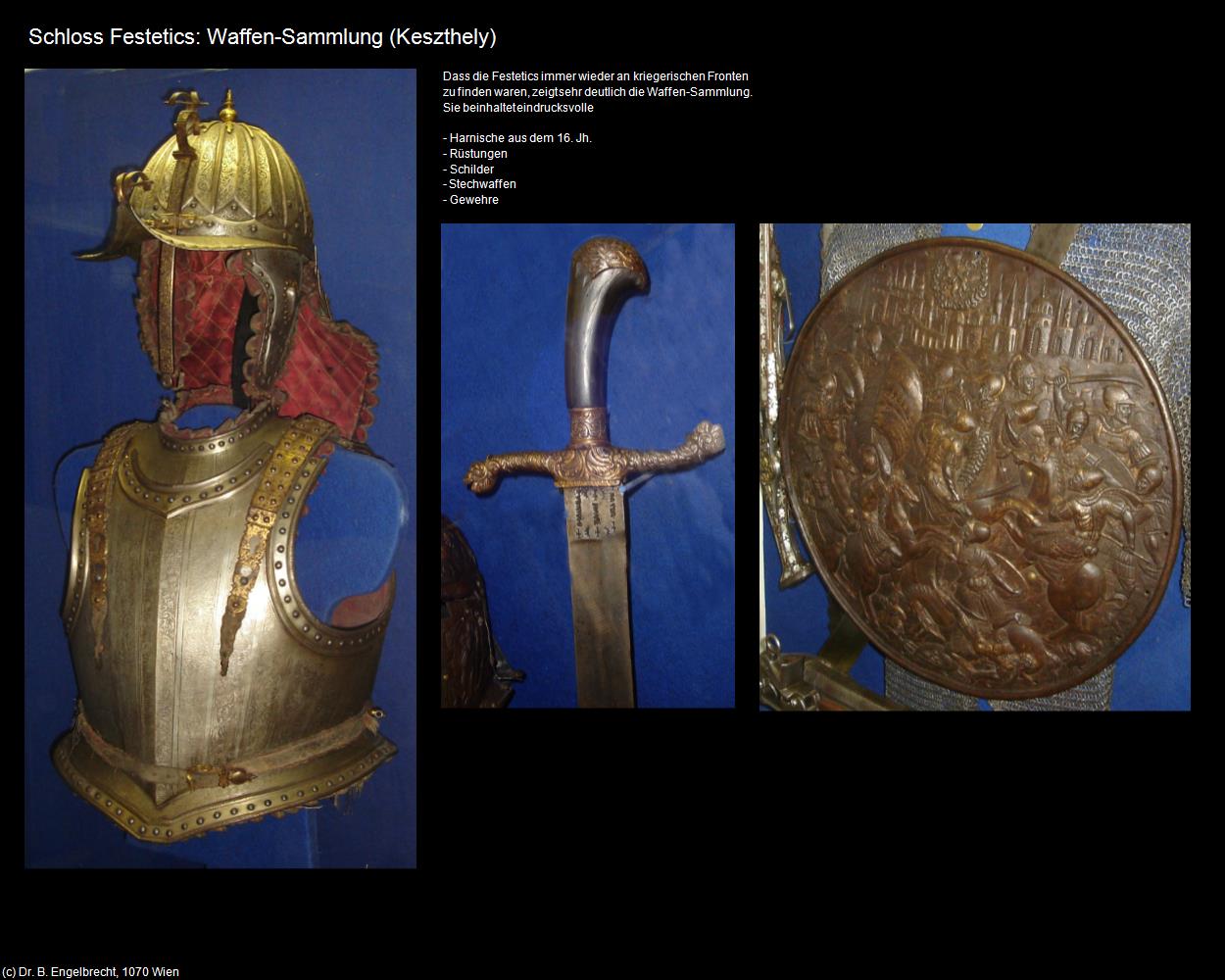 Schloss Festetics: Waffen-Sammlung (Keszthely) in Kulturatlas-UNGARN
