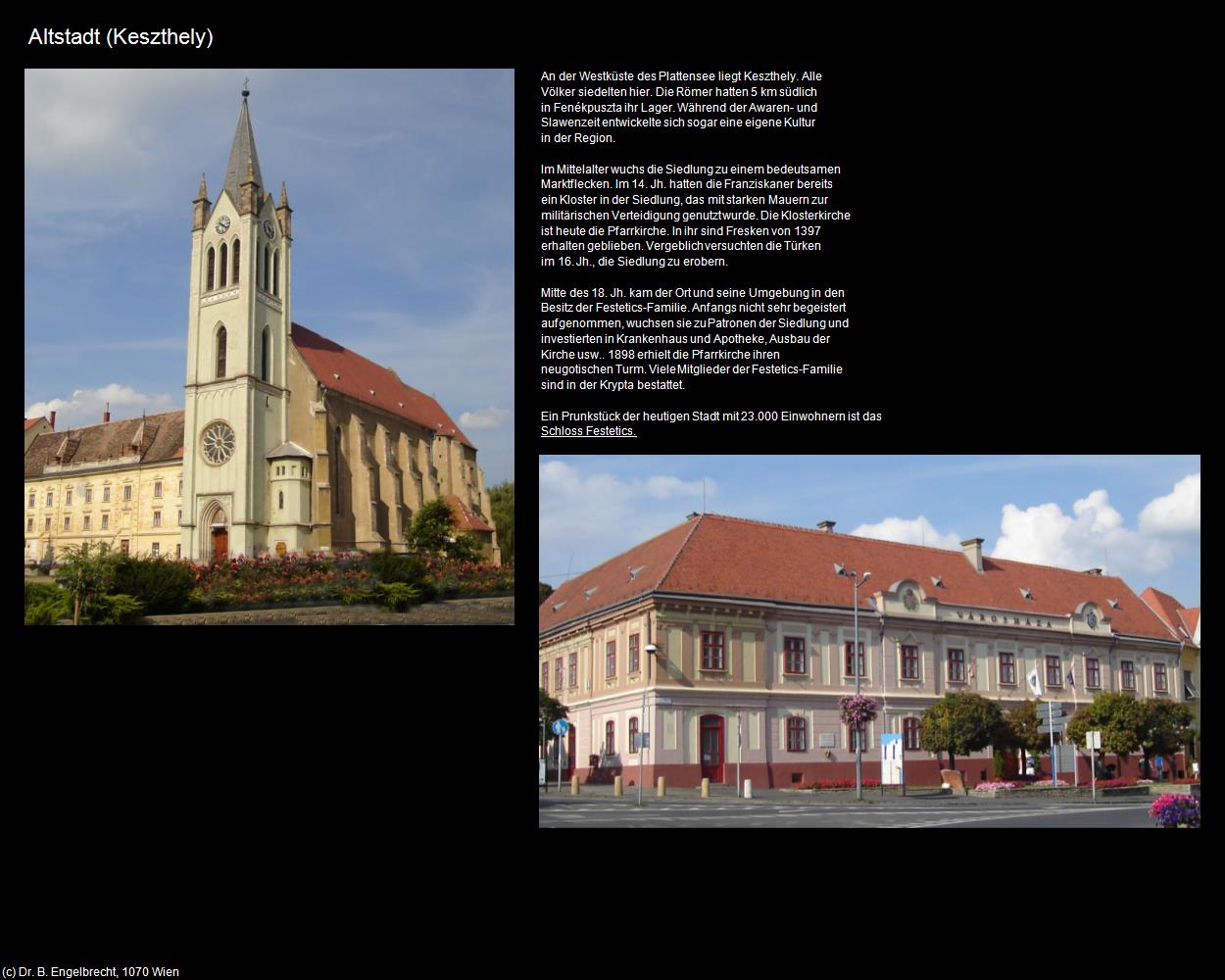 Altstadt (Keszthely) in Kulturatlas-UNGARN(c)B.Engelbrecht