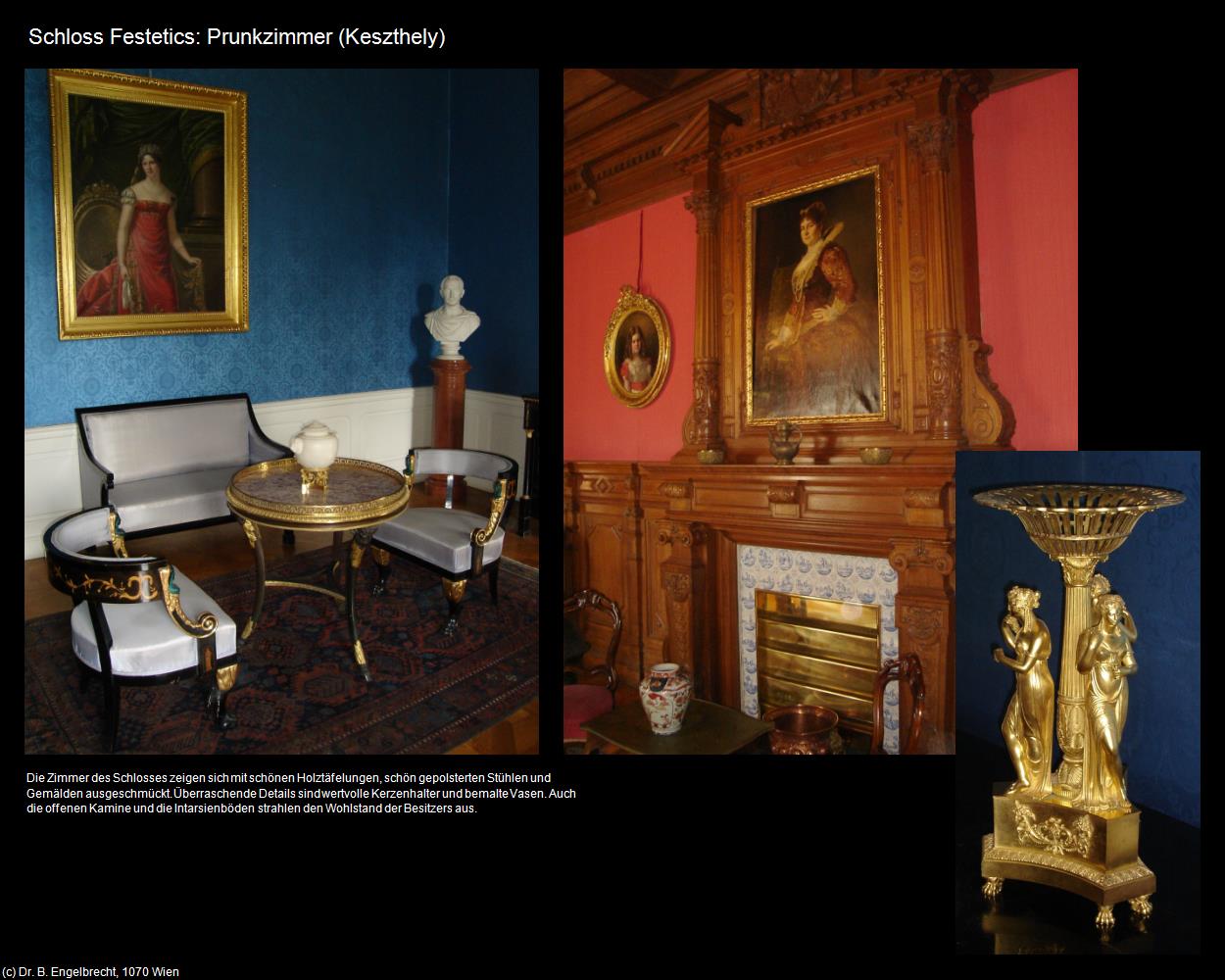 Schloss Festetics: Prunkzimmer (Keszthely) in Kulturatlas-UNGARN