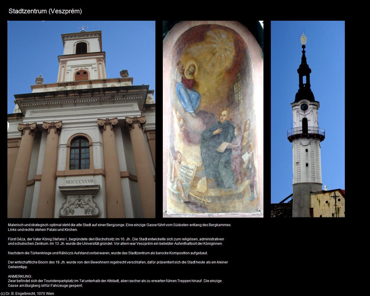 Stadtzentrum (Veszprém) in Kulturatlas-UNGARN