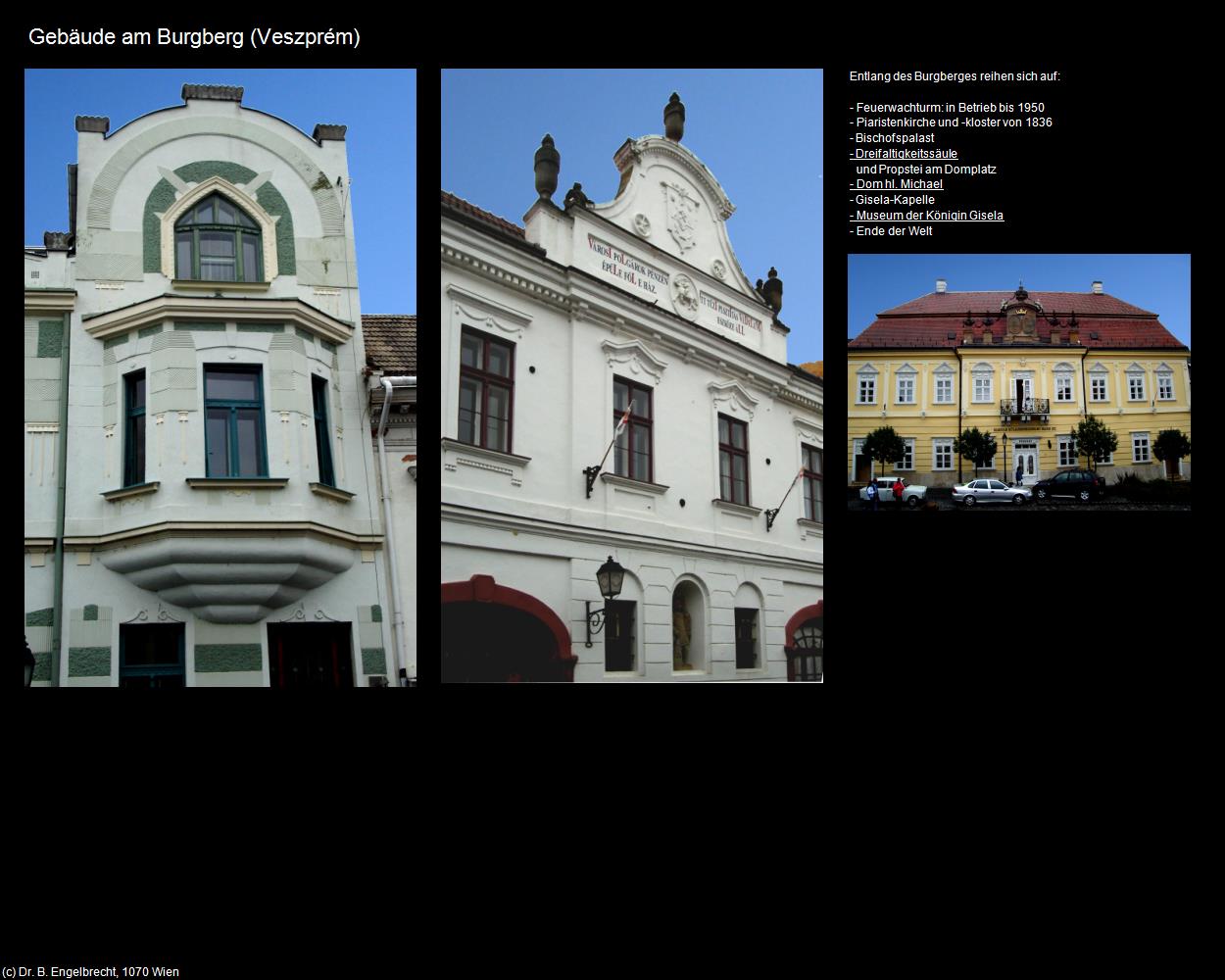 Gebäude am Burgberg (Veszprém) in Kulturatlas-UNGARN(c)B.Engelbrecht