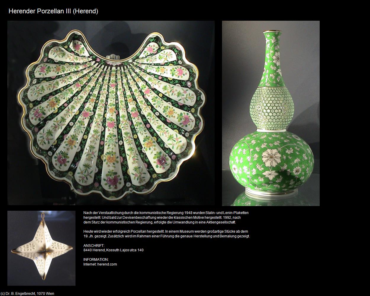 Herender Porzellan III (Herend) in Kulturatlas-UNGARN