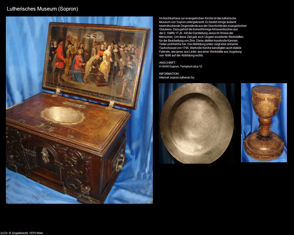 Lutherisches Museum (Sopron/Ödenburg) in Kulturatlas-UNGARN
