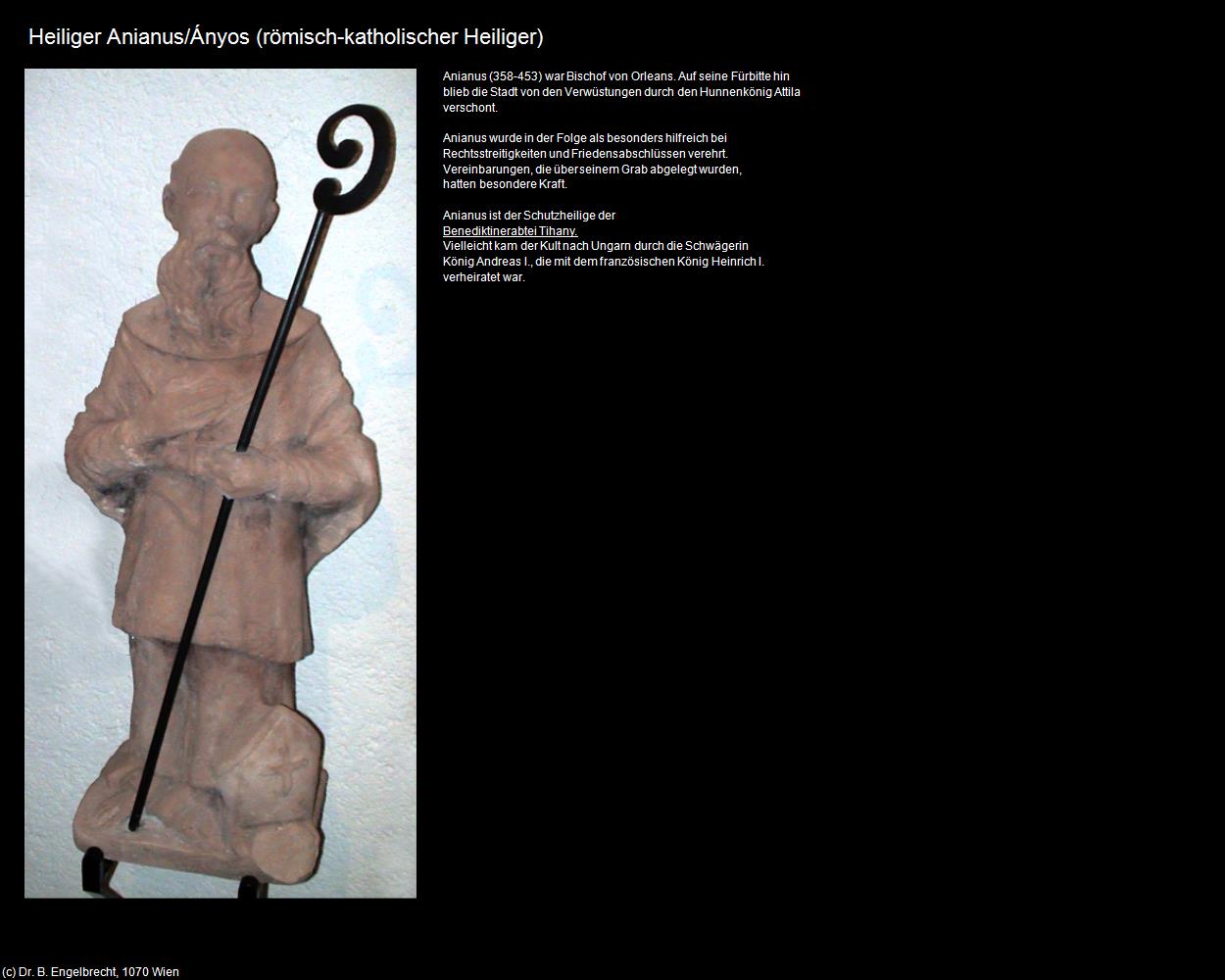 Heiliger Anianus/nyos (Tihany) in Kulturatlas-UNGARN(c)B.Engelbrecht