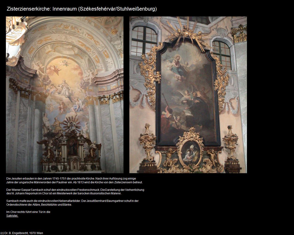 Zisterzienserkirche (Székesfehérvár/Stuhlweißenburg) in Kulturatlas-UNGARN(c)B.Engelbrecht