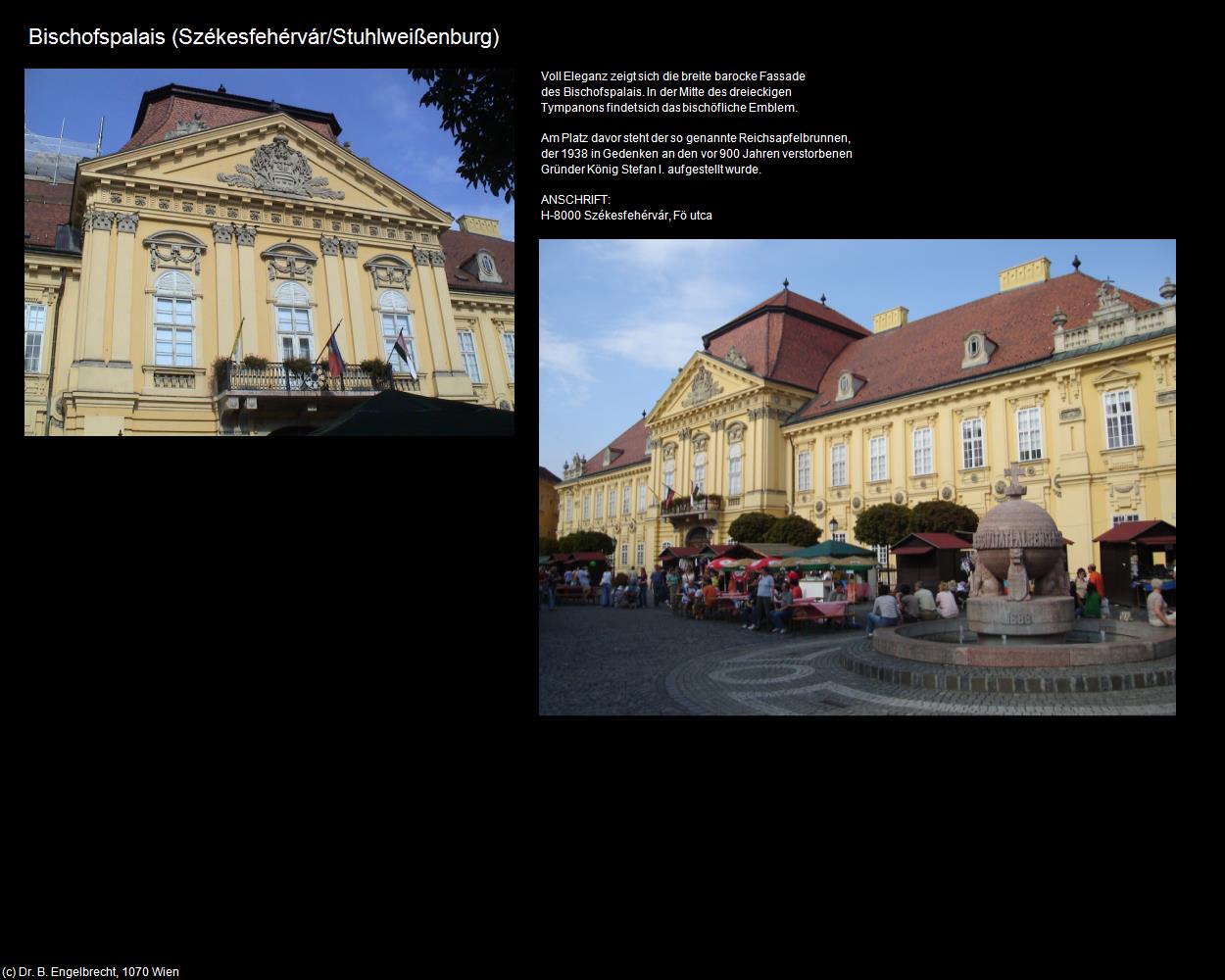 Bischofspalais (Székesfehérvár/Stuhlweißenburg) in Kulturatlas-UNGARN