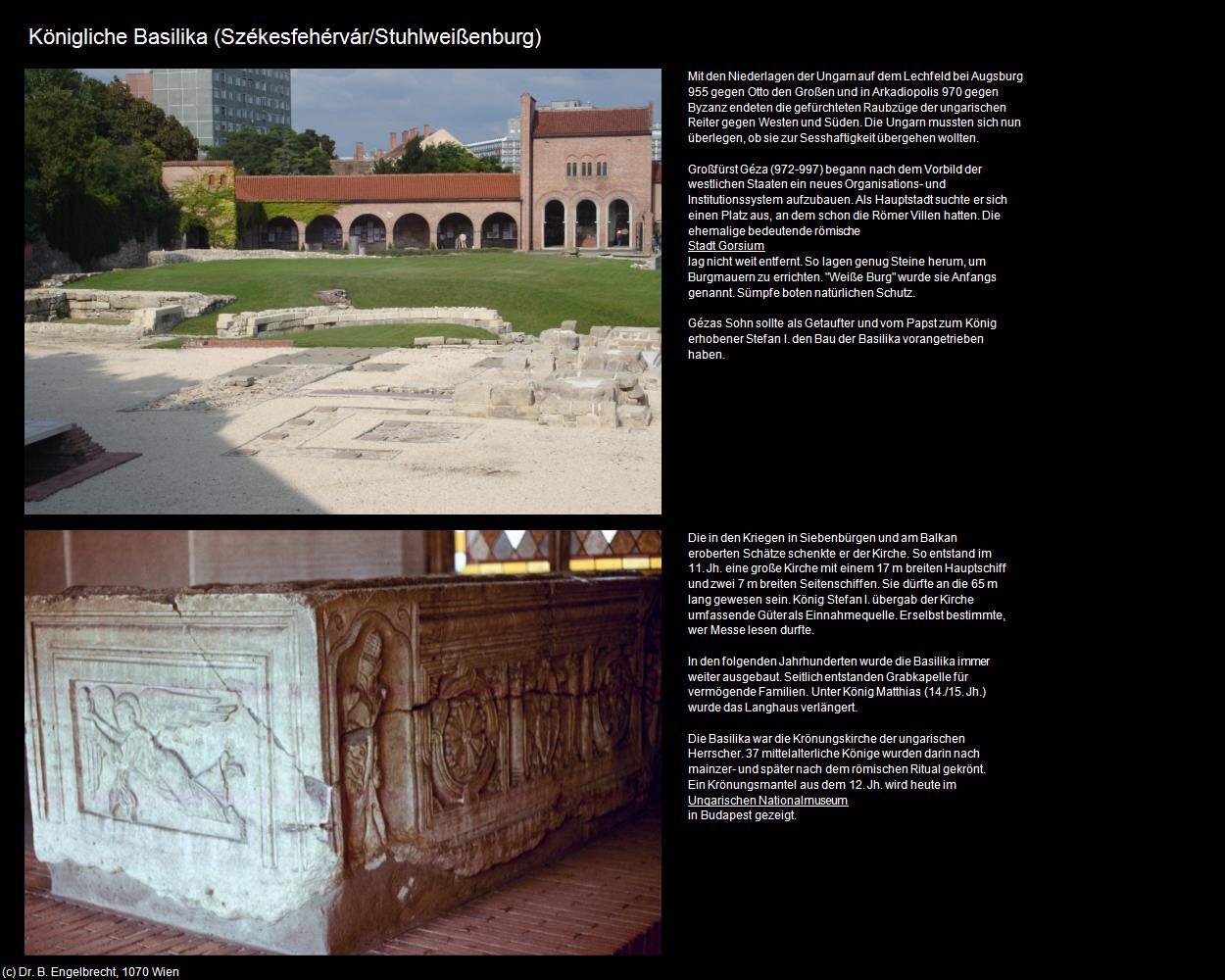 Königliche Basilika (Székesfehérvár/Stuhlweißenburg) in Kulturatlas-UNGARN(c)B.Engelbrecht