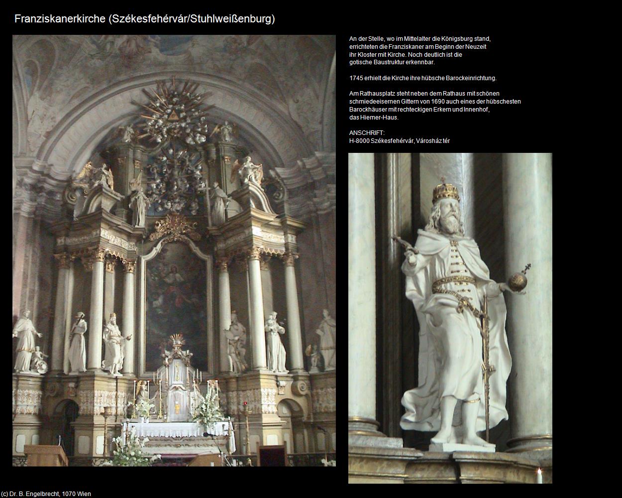 Franziskanerkirche (Székesfehérvár/Stuhlweißenburg) in Kulturatlas-UNGARN