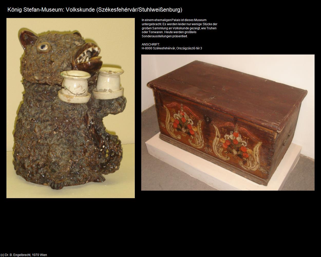 König Stefan-Museum: Volkskunde (Székesfehérvár/Stuhlweißenburg) in Kulturatlas-UNGARN