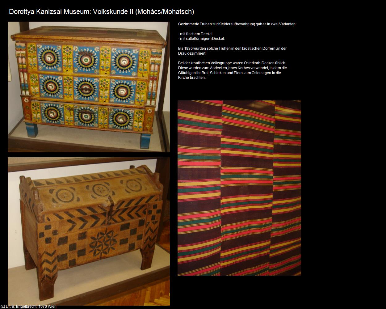 Dorottya Kanizsai Museum: Volkskunde II (Mohács/Mohatsch) in Kulturatlas-UNGARN