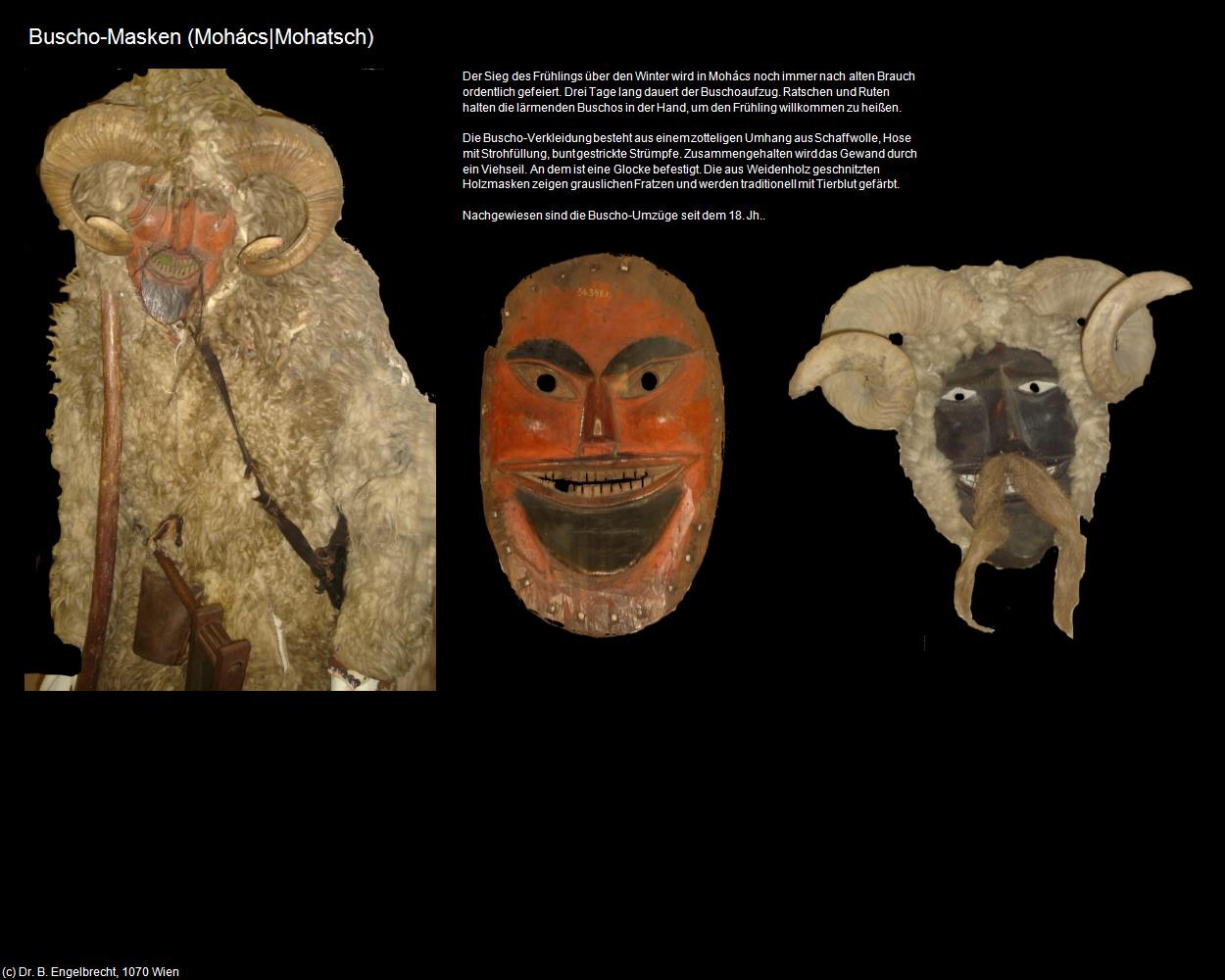 Buscho-Masken (Mohács|Mohatsch) in UNGARN 