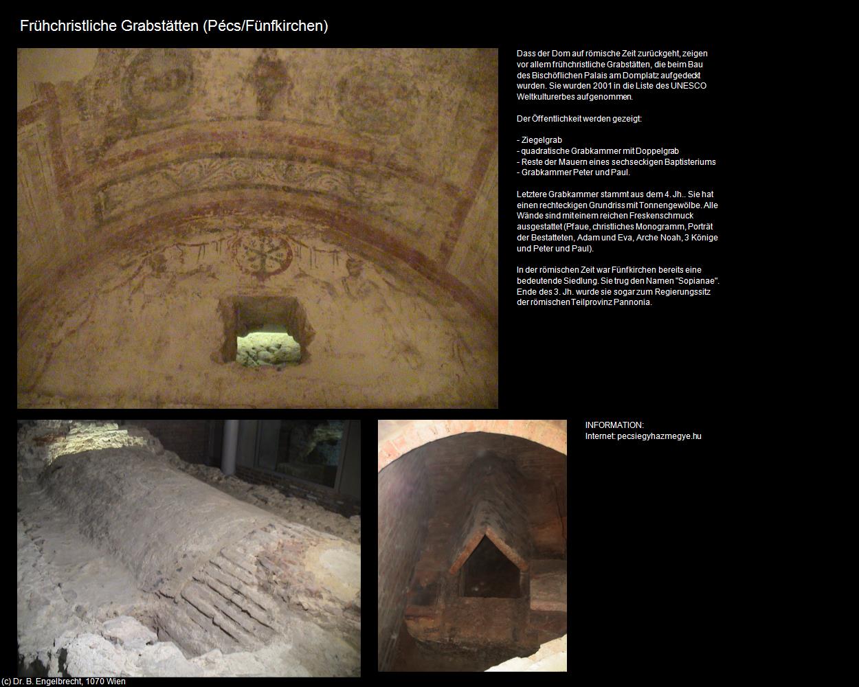 Frühchristliche Grabstätten (Pécs/Fünfkirchen) in Kulturatlas-UNGARN