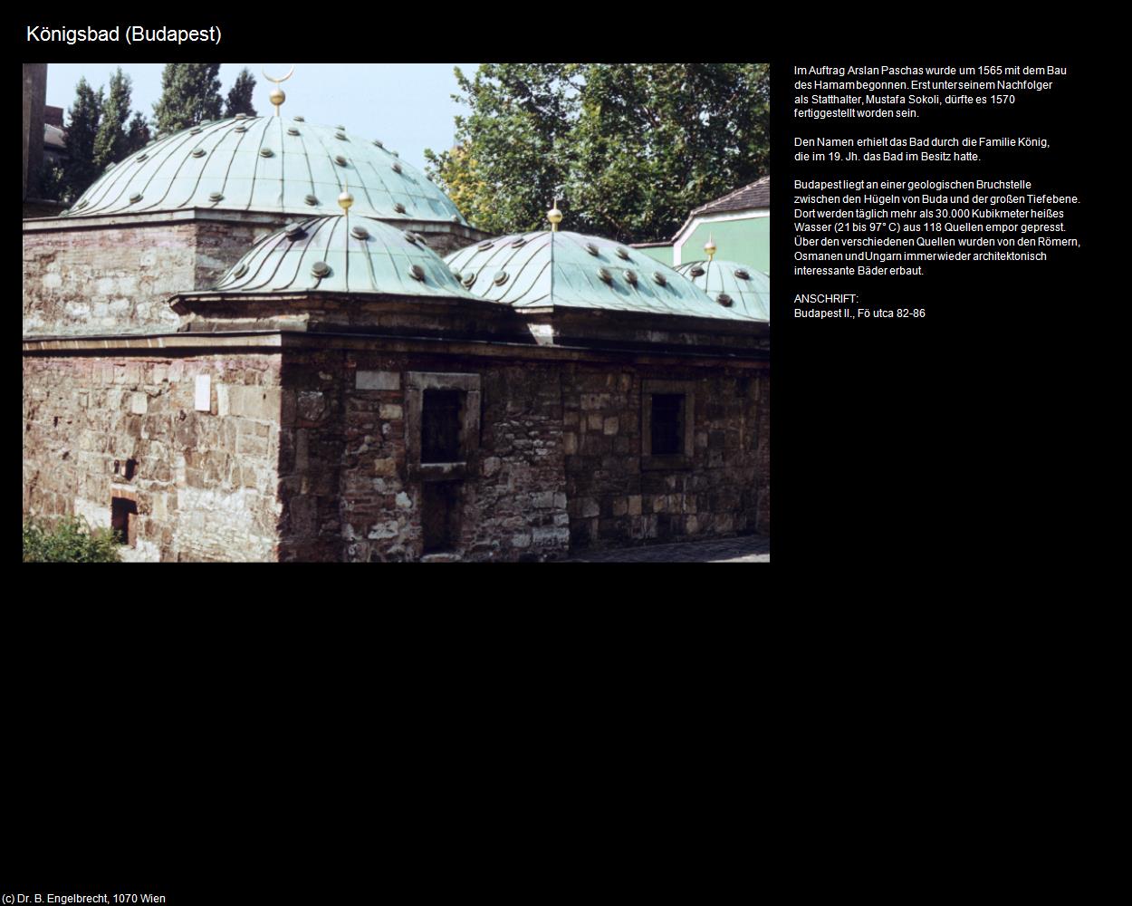 Königsbad (Budapest) in Kulturatlas-UNGARN