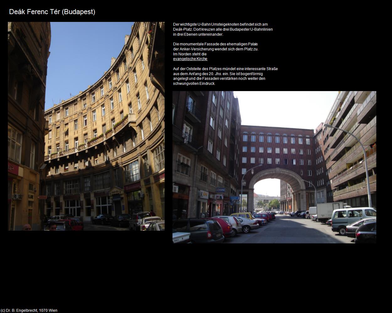 Deák Ferenc Tér (Budapest) in Kulturatlas-UNGARN(c)B.Engelbrecht