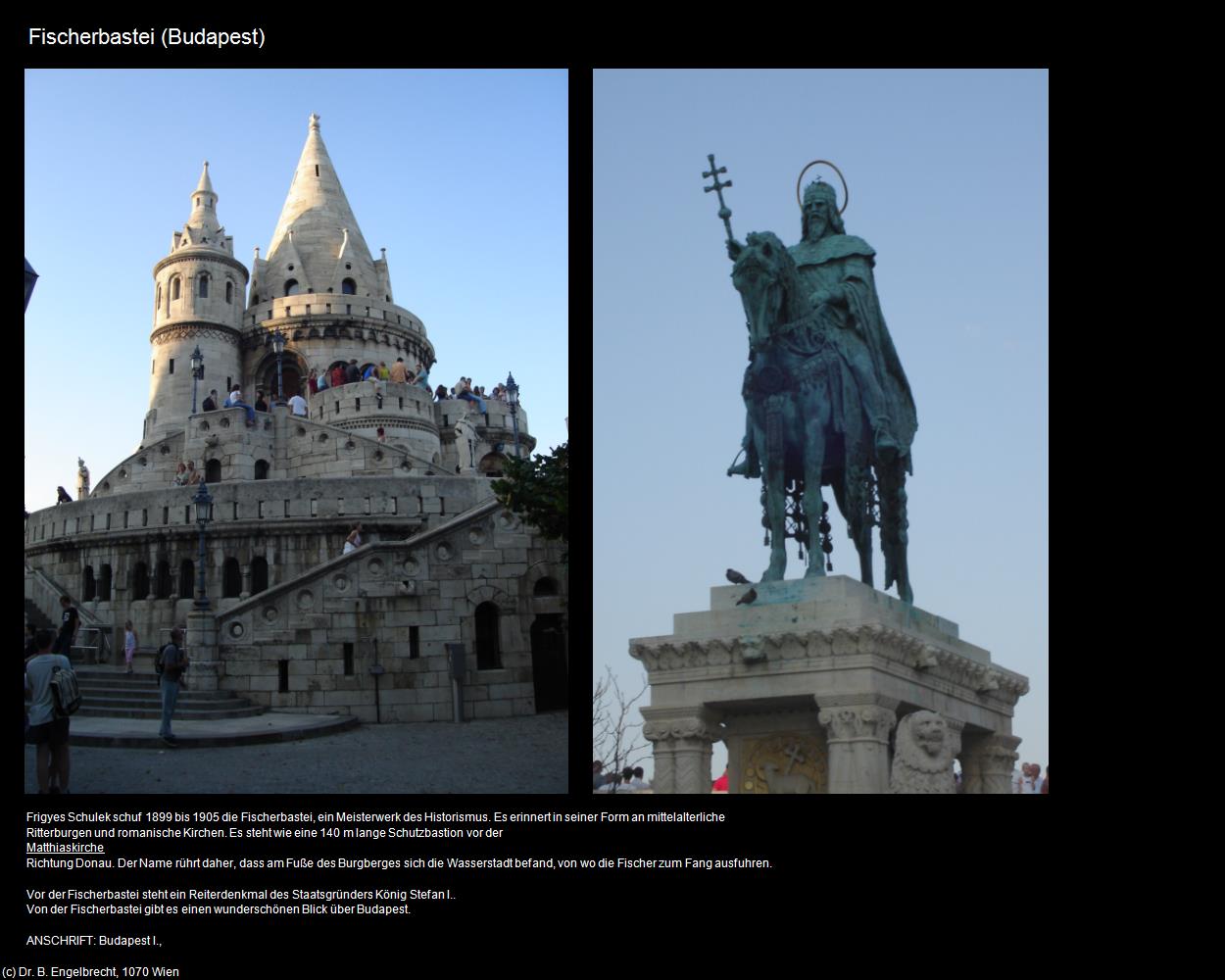 Fischerbastei (Budapest) in Kulturatlas-UNGARN(c)B.Engelbrecht