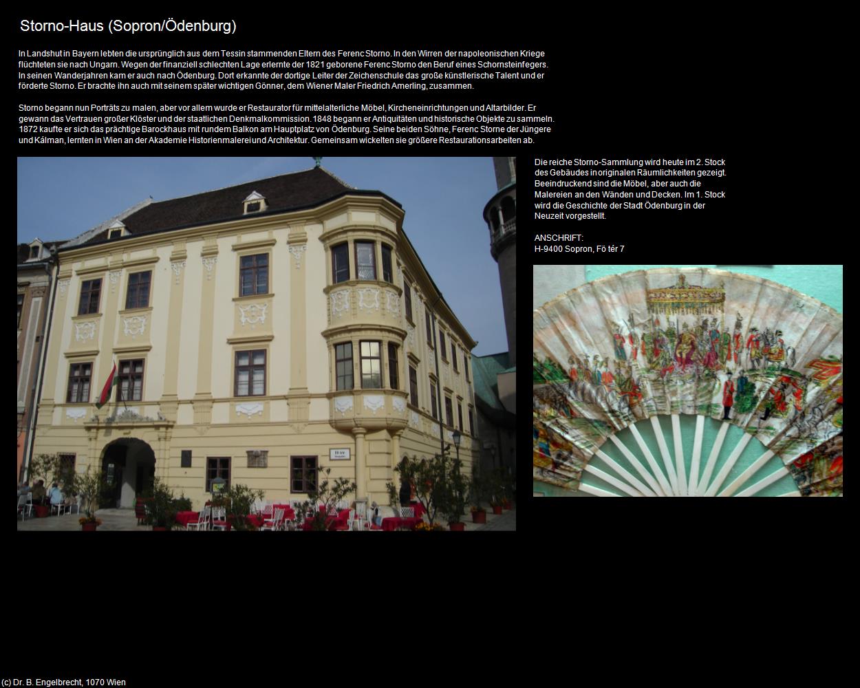 Storno-Haus (Sopron/Ödenburg) in Kulturatlas-UNGARN