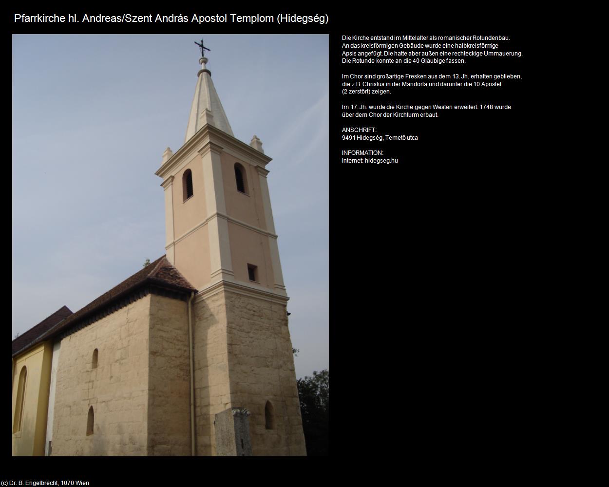 Pfk. hl. Andreas (Hidegség) in Kulturatlas-UNGARN