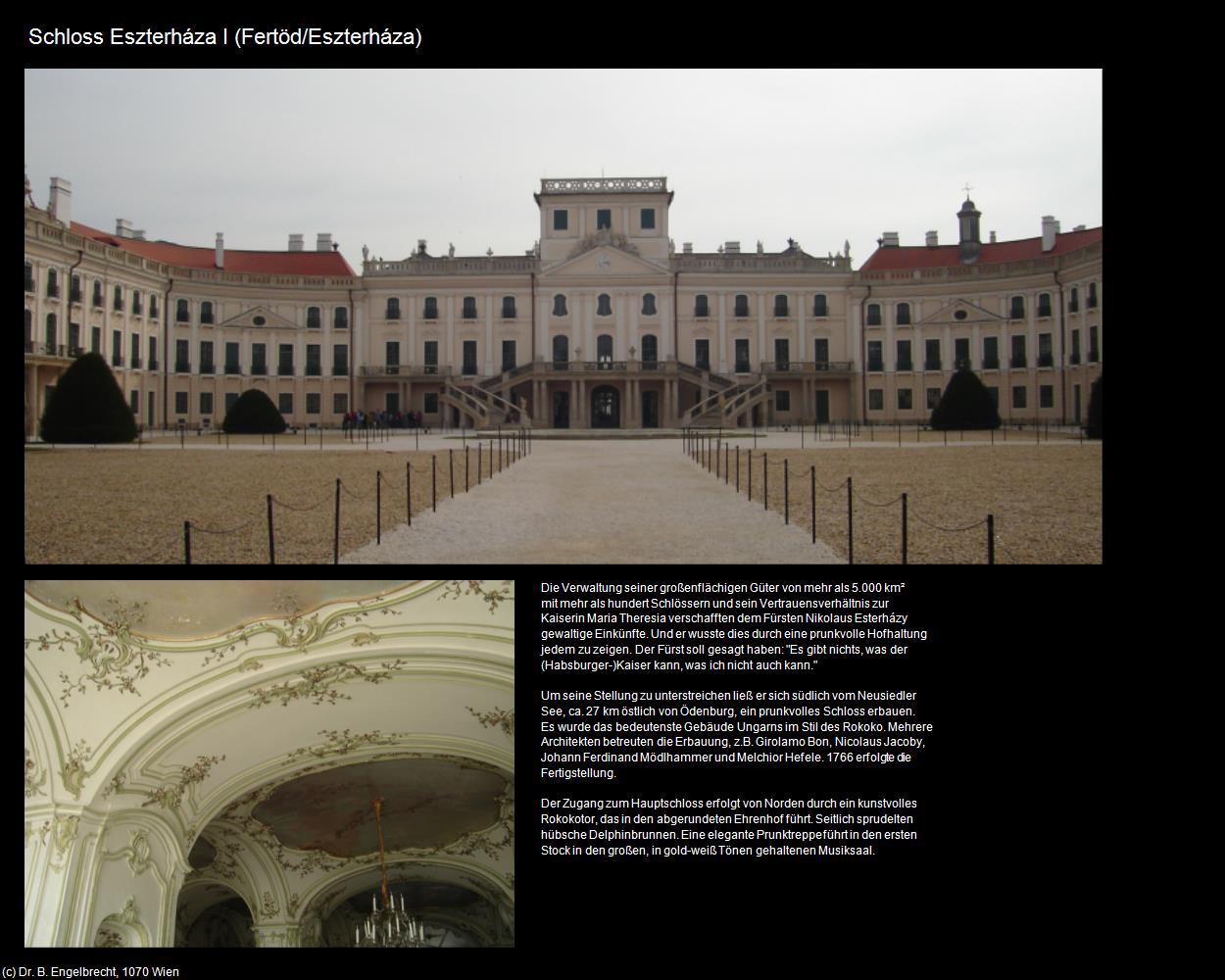 Schloss Eszterháza I (Fertöd/Eszterháza) in Kulturatlas-UNGARN