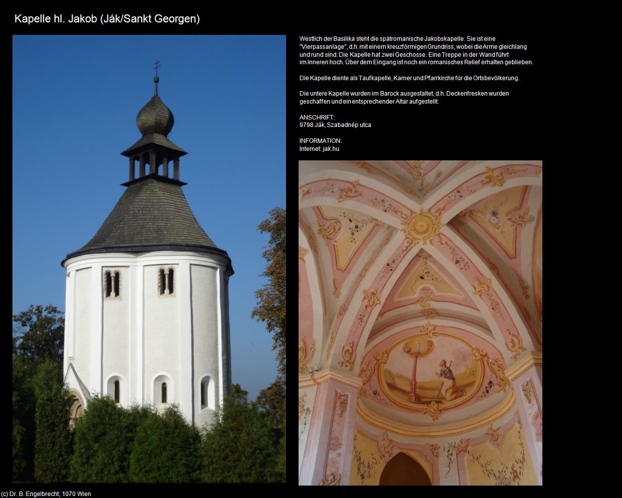 Kapelle hl. Jakob (Ják/Sankt Georgen) in Kulturatlas-UNGARN