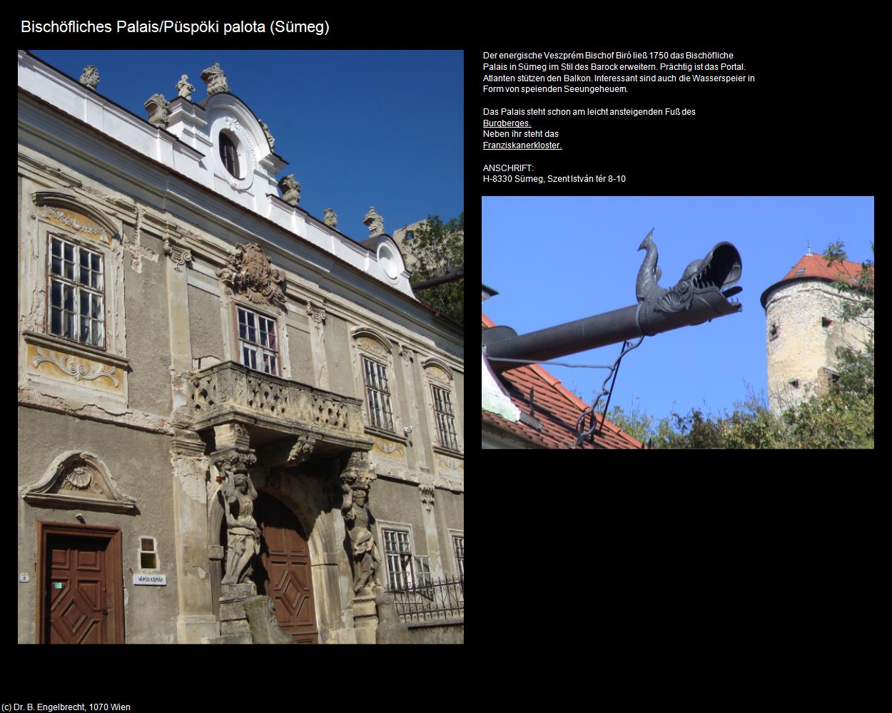 Bischöfliches Palais/Püspöki palota (Sümeg) in Kulturatlas-UNGARN(c)B.Engelbrecht